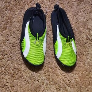 Green and White Water Shoes